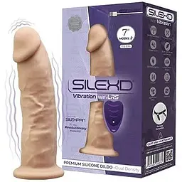 Фалоімітатор з вібрацією SilexD Henry Vibro Flesh - мініатюра 2