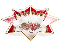 Салатник Lefard Christmas Collection, фарфор, 26 см (986-128) - мініатюра 2
