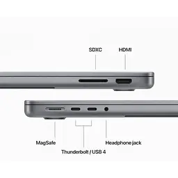 Ноутбук Apple MacBook Pro 14" Space Gray Late 2023 (Z1C80001D) - мініатюра 6