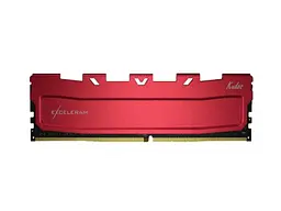Модуль пам'яті Exceleram 16 GB (2x8GB) DDR4 3200 MHz Red Kudos (EKBLACK4163222AD) - мініатюра 2