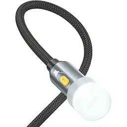 Ліхтарик на кабелі з адаптером Hoco UA38C USB/Type-C to LED Light Adapter Cable black - мініатюра 3