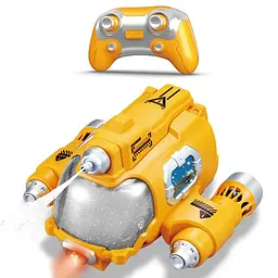 Човен на радіокеруванні SHT 3737-1AD Spray Water 2.4G Yellow - мініатюра 2