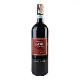 Вино Morgante Nero d'Avola Sicilia DOC 2020 червоне сухе 0.75 л - мініатюра 2