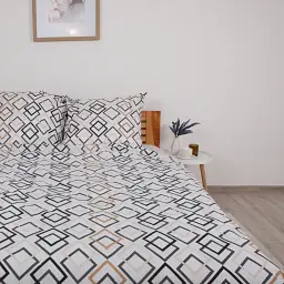 Постільна білизна ТЕП Happy Sleep Duo Clash ранфорс євро біла - мініатюра 3