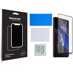 Захисне скло BeCover для Poco F5 Pro Black (709744) - мініатюра 2