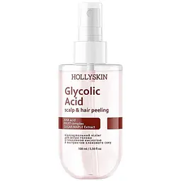 Відлущувальний гель для очищення тіла Hollyskin Glycolic Acid з гліколевою кислотою й екстрактом кленового соку 100 мл