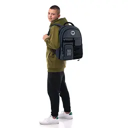 Рюкзак GoPack Education Teens 184 темно-сірий Темно-сірий (GO26-184L-4) - мініатюра 18