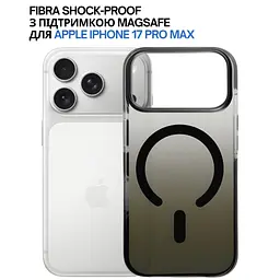 Чохол до мобільного телефона BeCover FIBRA Shock-Proof MagSafe Apple iPhone 17 Pro Max Black (715468) - мініатюра 4
