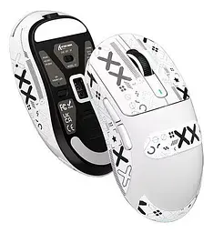 Бездротова мишка ATTACK SHARK X3 White (PAW3395, DPI 26K, 65 годин акумулятор) - мініатюра 4