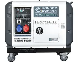 Генератор дизельний Konner&Sohnen 7/7.5 кВт KS 9300DE-1/3 ATSR