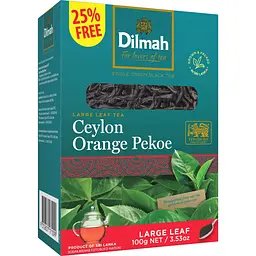 Уцінка. Чай чорний Dilmah Ceylon Orange Pekoe Крупнолистовий 100 г