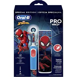 Електрична зубна щітка Oral-B D103.413.2KX Spider-Man - мініатюра 2