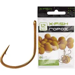 Гачок X-Fish Горох 12 (8шт/уп)