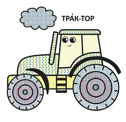 Водяні розмальовки з великими картинками для малят. Трактор - мініатюра 3
