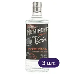 Горілка особлива Nemiroff Originals 40% 2.1 л (3 шт. х 0.7 л)