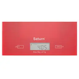 Ваги кухонні Saturn ST-KS7810 Red - мініатюра 2