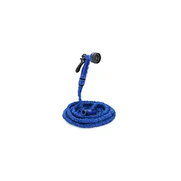 Шланг для поливу Voltronic KY-150B, 5-15м/50ft, + розпилювач, насадка на кран, Blue, Box (KY-150B) - мініатюра 3