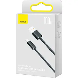 Кабель Baseus Dynamic Series Fast Charging Cable USB to Type-C 100W 1m CALD000616 Gray - мініатюра 7