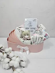 Букет з пелюшок для немовлят A.L.Babybox Альпака 8 од. Рожевий (BU 24312725)