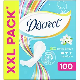 Щоденні прокладки Discreet Deo Spring Breeze 100 шт. - мініатюра 2