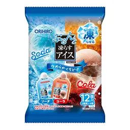 ORIHIRO Purunto Frozen Ice Cream Soda and Cola заморожуваний десерт (содова та кола), 216 г