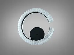Сучасна LED люстра Diasha 2509/500BK з пультом і димером для вітальні та спальні - мініатюра 3