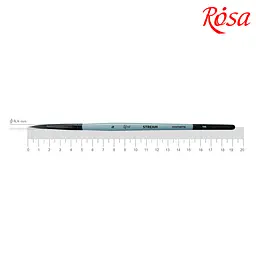 Пензель синтетика кругла Stream 132 № 4 коротка ручка ROSA (4823098517207)