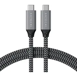 Кабель Satechi USB4 C to C Cable 100W Space Gray 0.8 м (ST-U4C80M) - мініатюра 3