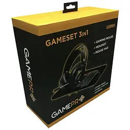 Ігрова миша + навушники + килимок GamePro GS-890 3in1 Gameset USB - мініатюра 4