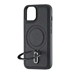 Чохол Jinduka Leather Ringo iPhone 14 Black - мініатюра 4