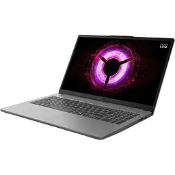 Ноутбук Lenovo 15.6 LOQ 15ARP10E FHD IPS/Ryzen 7 170/16GB/512SSD/RTX 4050/DOS/Luna Gray (83S0007JRA) - мініатюра 2