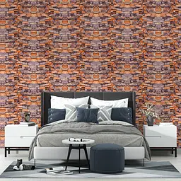 Самоклеюча 3D панель піщаник катеринослав цегла Sticker Wall 20000х700х3мм - мініатюра 7