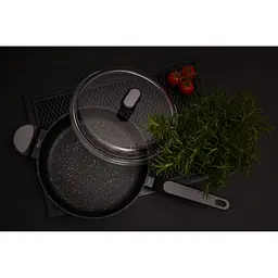 Сковорідка Nois Salto Silver з кришкою 26 см (830881) - мініатюра 6