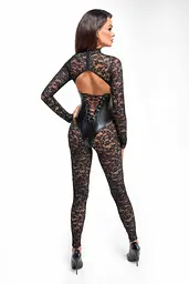 Комбінезон Noir Handmade F299 Enigma, XXL, мереживо, довгий рукав, імітація корсета, доступ - мініатюра 2