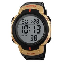 Наручний годинник чоловічий Skmei 1068 Gold, 1068GD (12261)