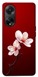 Чохол Demsky Sakura red для Oppo A58 4G