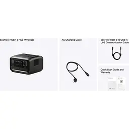 Зарядна станція EcoFlow RIVER 3 Plus Wireless (EFRIVER3PLUS-W-EU-CBOX) EU [162885] - мініатюра 7