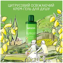 Гель-крем для душу Weleda Refresh Citrus Erfrischungsdusche 400 мл - мініатюра 4