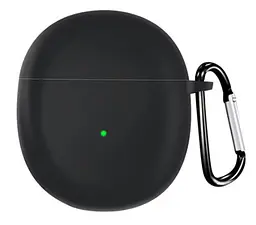 Чохол-накладка DK Silicone Candy Friendly з карабіном для OnePlus Buds (black) - мініатюра 2