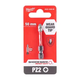 Біта для шуруповерта Milwaukee SHOCKWAVE, PZ2, 50мм 1шт (4932430865) - мініатюра 3