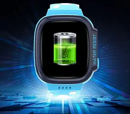 Годинник телефон для дітей Lemfo Y94 з GPS трекером, сім картою, відеодзвінком, прослуховуванням, камерою, геолокацією та кнопкою SOS Блакитний - мініатюра 8