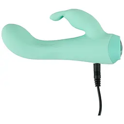 Мінівібратор-кролик Cuties Mini Vibrator Green - мініатюра 7