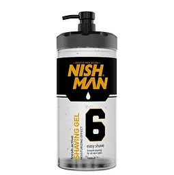 Гель для гоління Nishman Shaving Gel No.6 Easy прозорий 1500 мл 