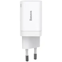 Зарядний пристрій Baseus Super Si Pro 30W 1 USB 1 USB-C White - мініатюра 2