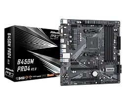 Материнська плата ASRock B450M Pro4 R2.0 Socket AM4 (B450M Pro4 R2.0)