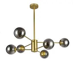 Люстра молекула Levistella 7526033-6 GD+BK