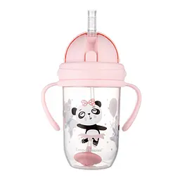 Кружка непроливайка з трубочкою та обтяжувачем Exotic animals Canpol babies 56/606-pin 270 мл - мініатюра 4
