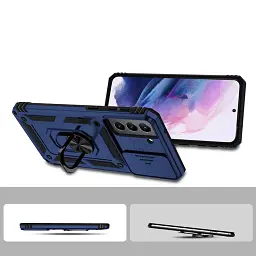 Панель BeCover Military для Samsung Galaxy S21 FE SM-G990 Blue (707365) - мініатюра 2