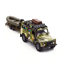 Ігровий набір TechnoDrive Land Rover Defender Military з човном (520191.270) - мініатюра 5