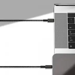 Кабель Baseus Tungsten Gold Series Fast Charging USB-C 100W 2m Black (CATWJ-A01) [77819] - мініатюра 7